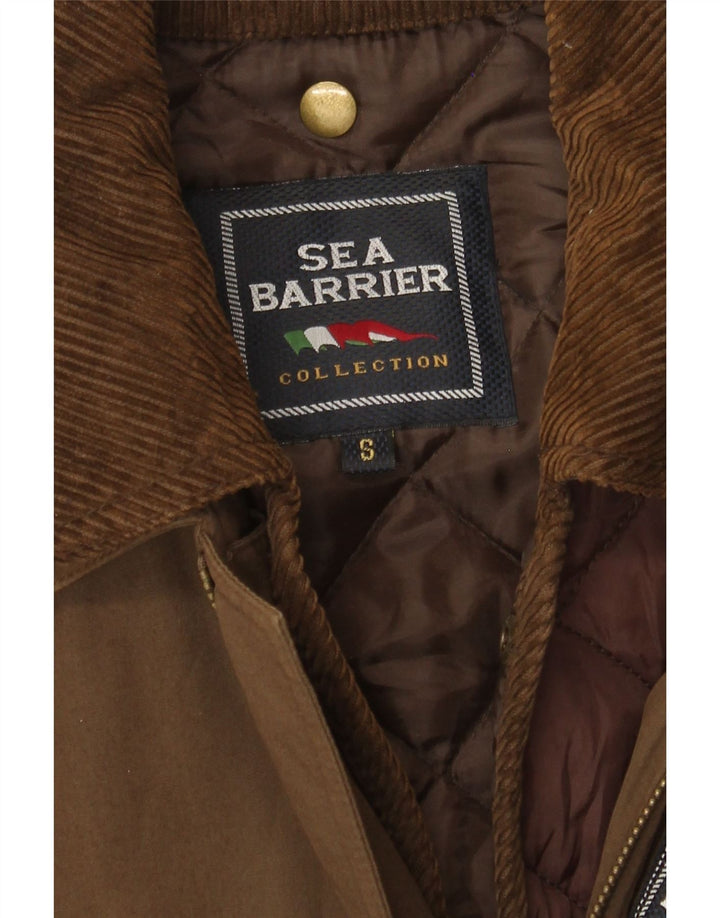 Sea Barrier Veste coupe-vent coupe ample pour homme UK 36 Petit Marron