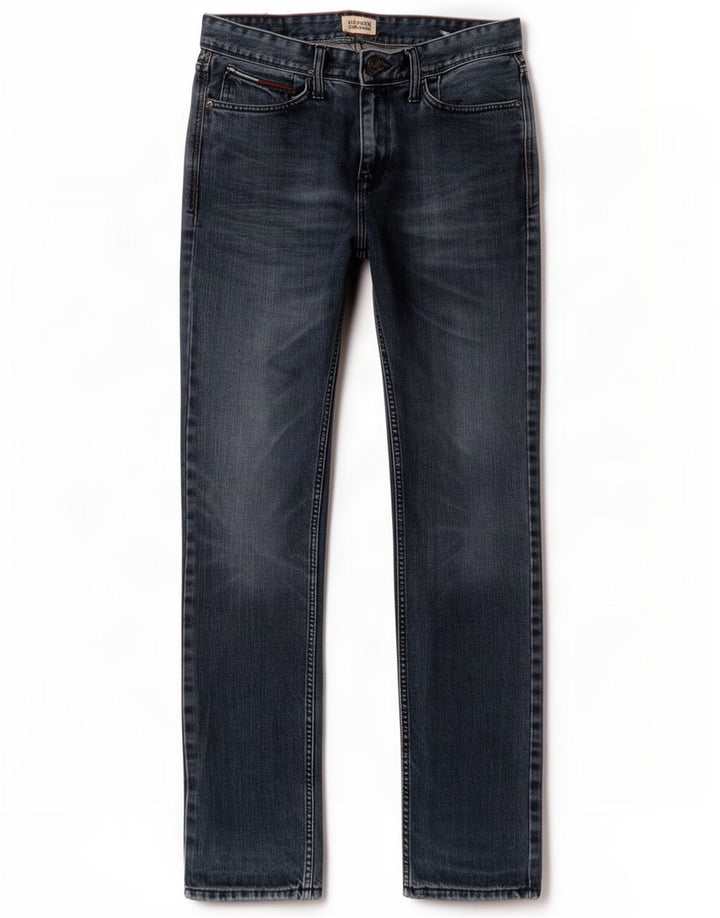 Tommy Hilfiger Jean Slim Femme W32 L34 Bleu Marine Coton