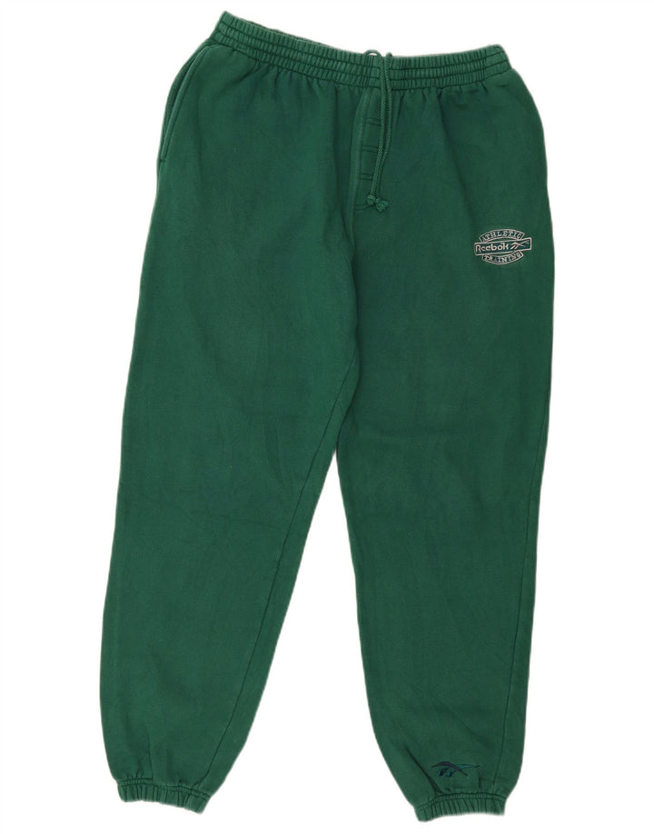 Reebok Pantalon de Survêtement Joggers Homme Vert Moyen Coton