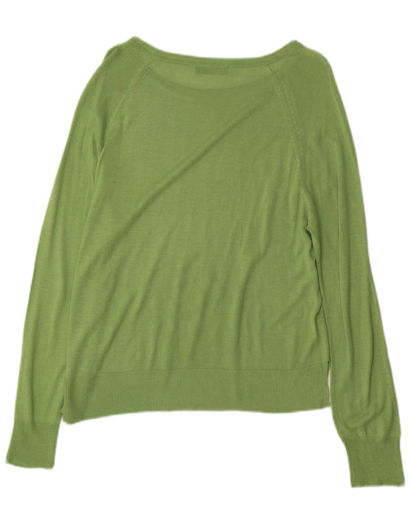 Zara Pull col bateau pour femme UK 14 Vert moyen