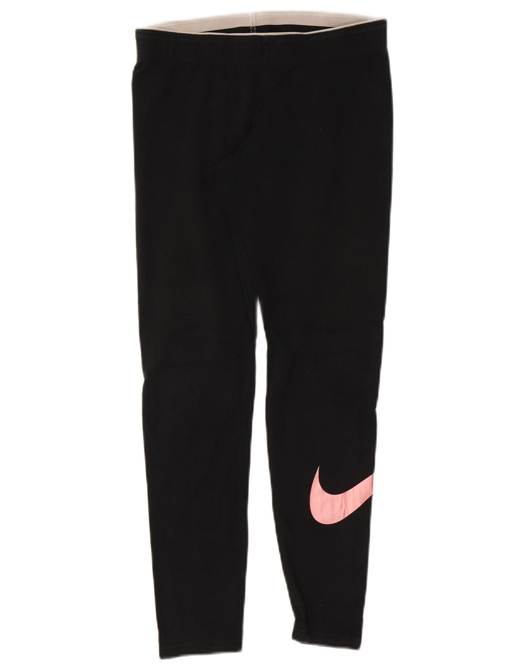 Nike Leggings graphiques pour femmes UK 12 coton noir moyen