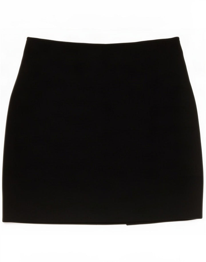 Mini jupe Ralph Lauren pour femme US 8 Medium W32 laine noire