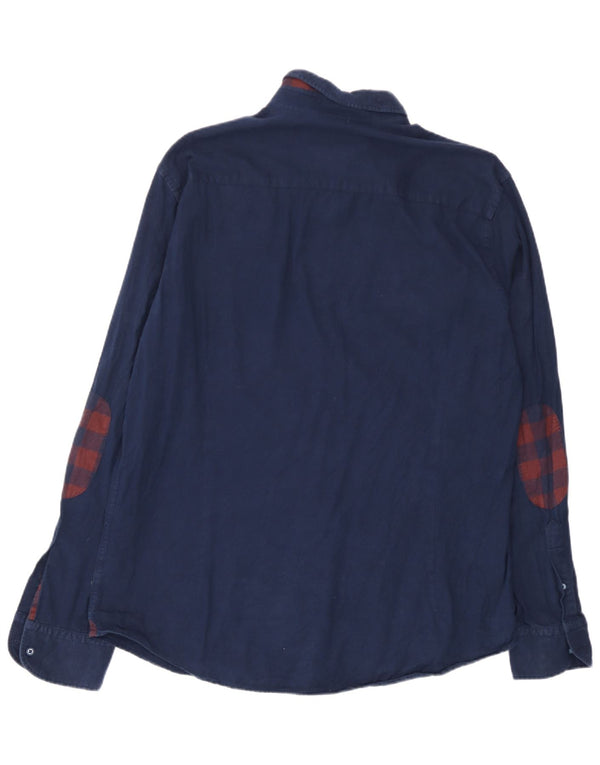 Massimo Dutti Chemise Homme XL Bleu Marine