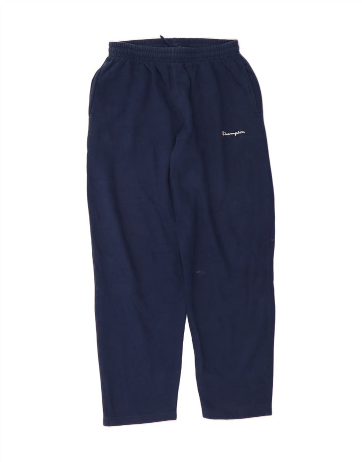 CHAMPION Mens Tracksuit Trousers Large  Navy Blue Cotton Vintage Champion and Second-Hand Champion from Messina Hembry 