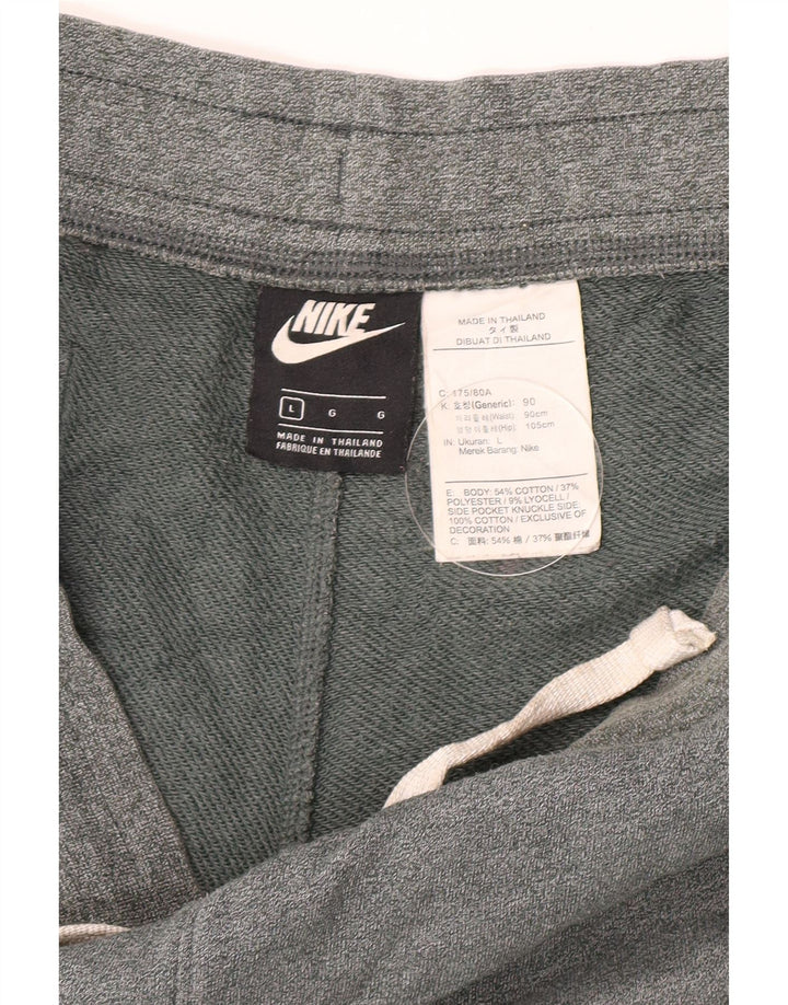 Nike Short de sport graphique pour homme en coton gris Taille L