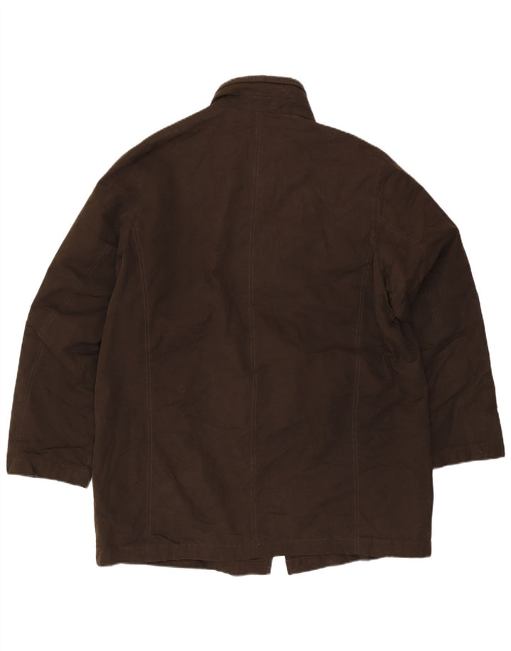 Marks & Spencer Veste coupe-vent pour homme UK 38 Coton marron moyen