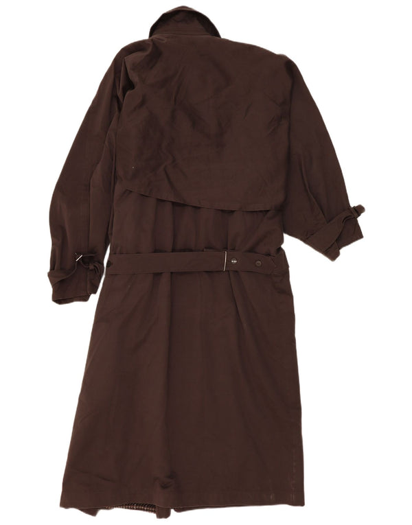 Escada Trench-Coat surdimensionné pour femme EU 38 en coton marron moyen