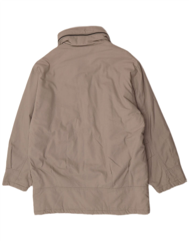 C&A Veste coupe-vent à capuche coupe ample pour homme EU 48 Beige moyen classique