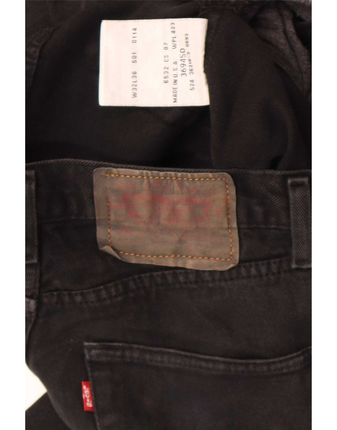 Levi's Jean Droit Femme W32 L27 Noir