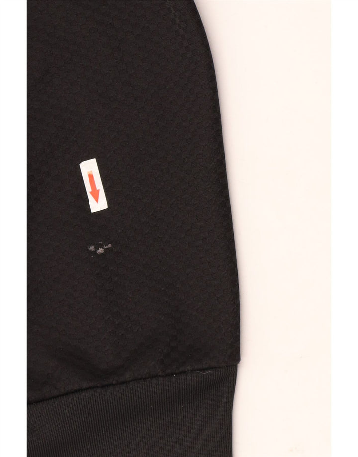 Adidas Sweat-shirt graphique pour femme UK 12 Medium Noir Polyester