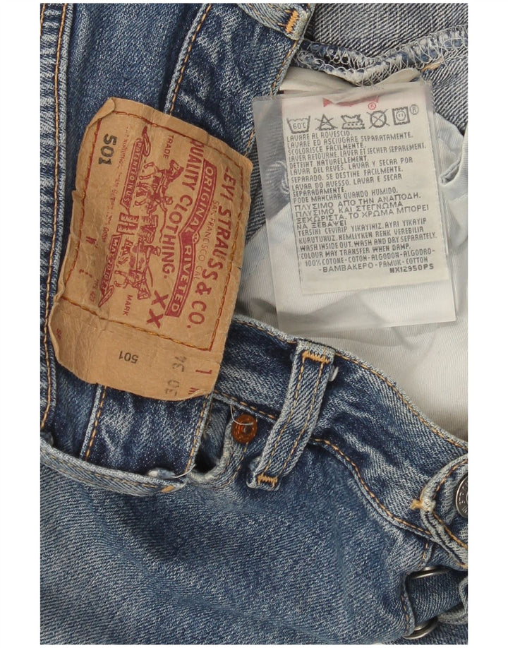 Levi's Jean Droit 501 Femme Bleu W30 L30 Coton
