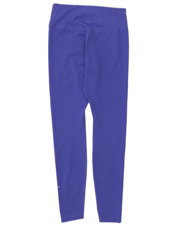 Legging Nike Dri Fit pour femme UK 8 Small Bleu Polyester