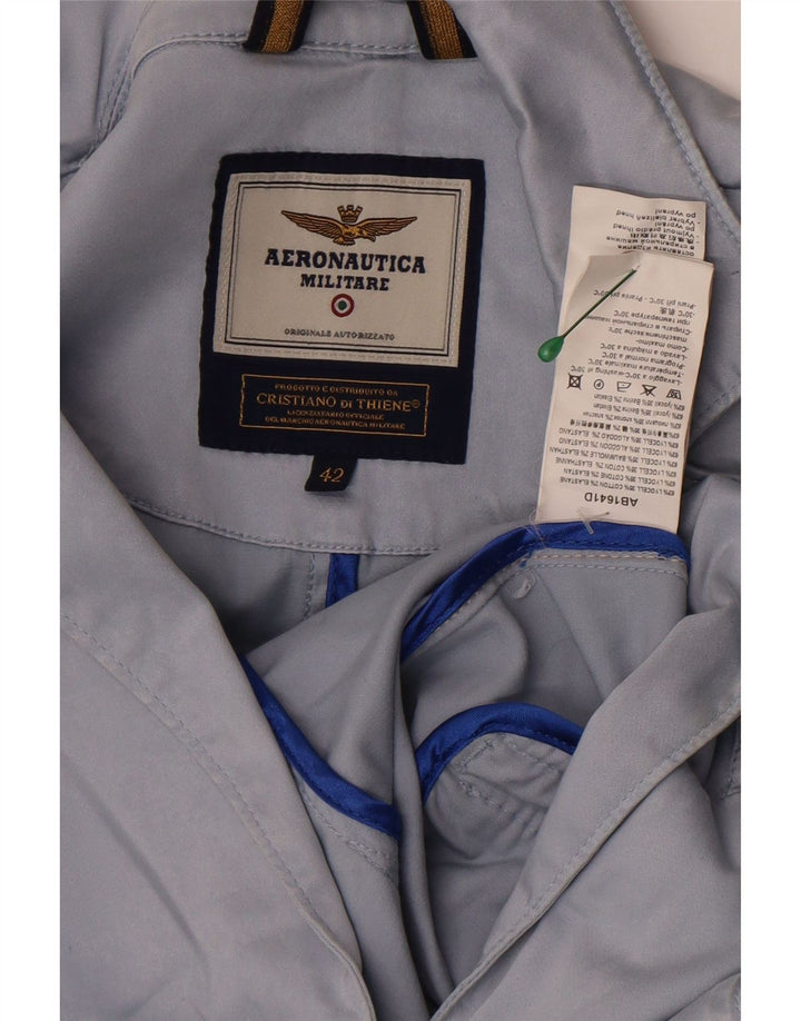 Aeronautica Militare Veste Blazer 2 Boutons Femme IT 42 Bleu Moyen
