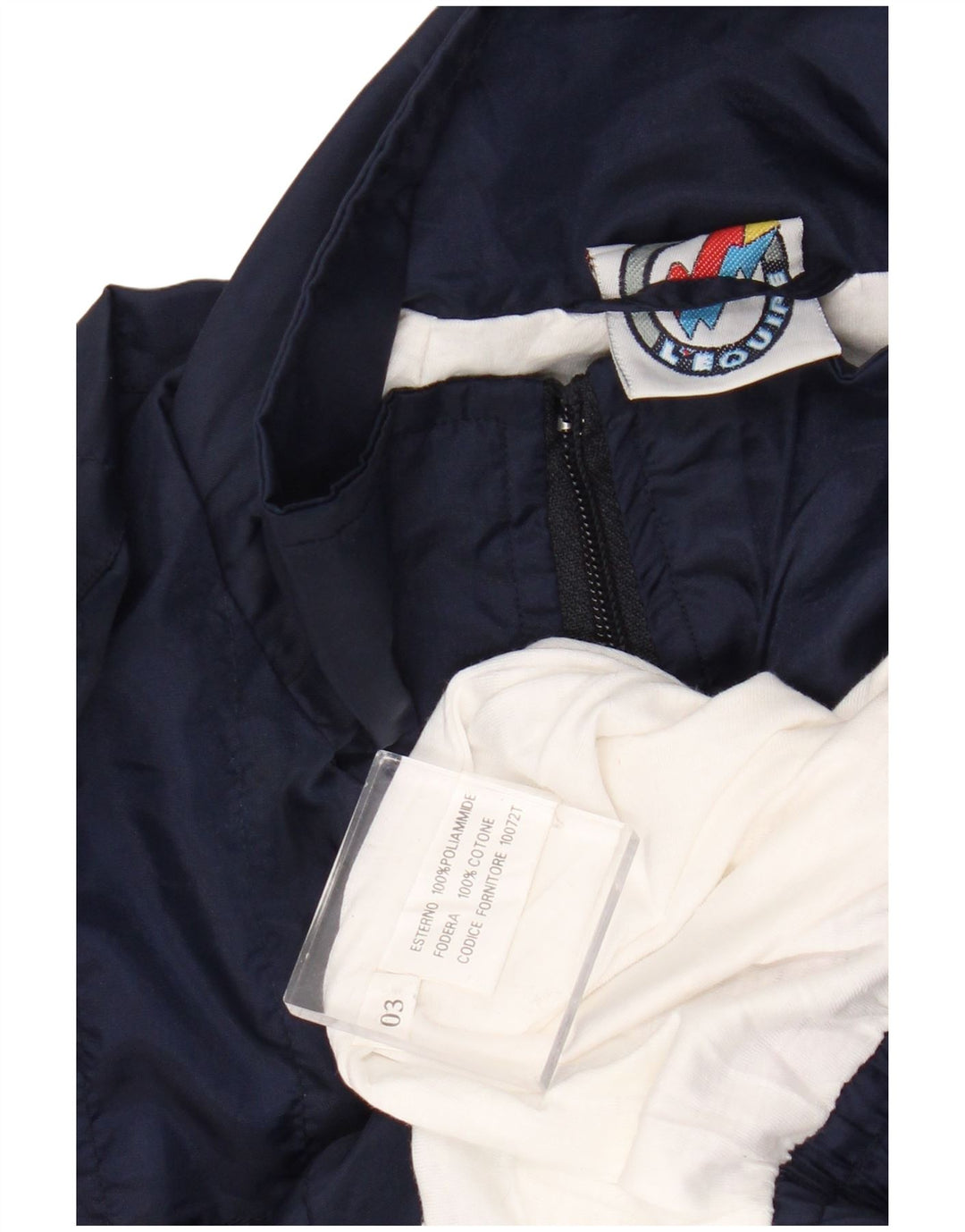 L'Equipe Veste de Survêtement XL Bleu Marine Colourblock Polyamide Homme