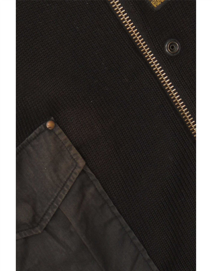 G-Star Cardigan entièrement zippé pour homme en coton noir moyen