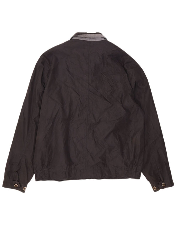 Marks & Spencer Veste Bomber Homme UK 40 Large Bleu Marine Polyester