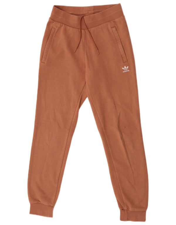 Adidas Pantalon de survêtement pour femme Joggers UK 4/6 XS Marron Coton
