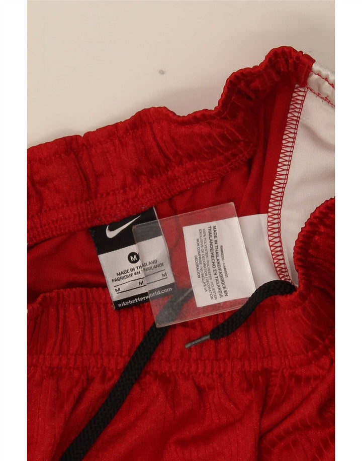 Nike Short de sport pour homme en polyester color block rouge moyen