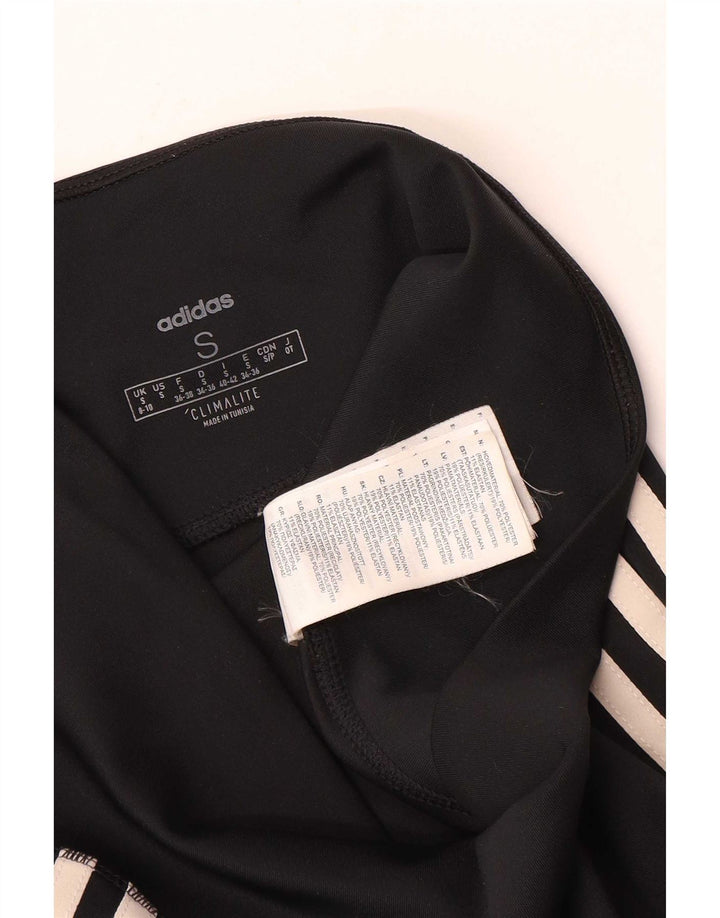Adidas Climalite Leggings UK 8/10 Petit Noir Polyester