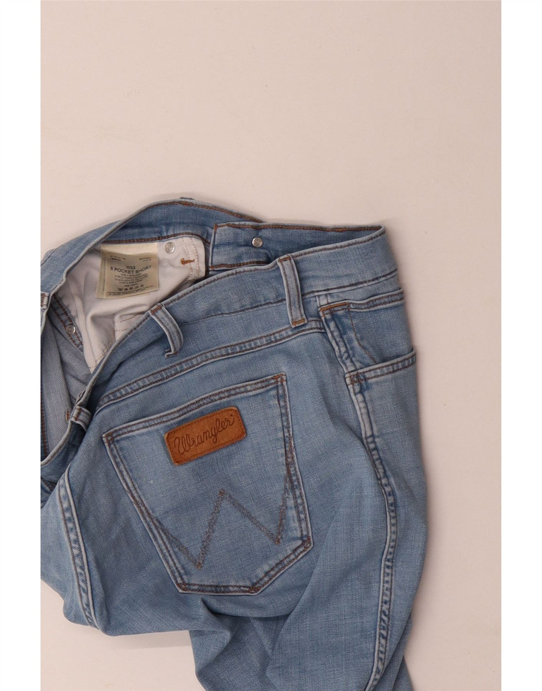 Wrangler Short en jean pour homme W32 en coton bleu moyen