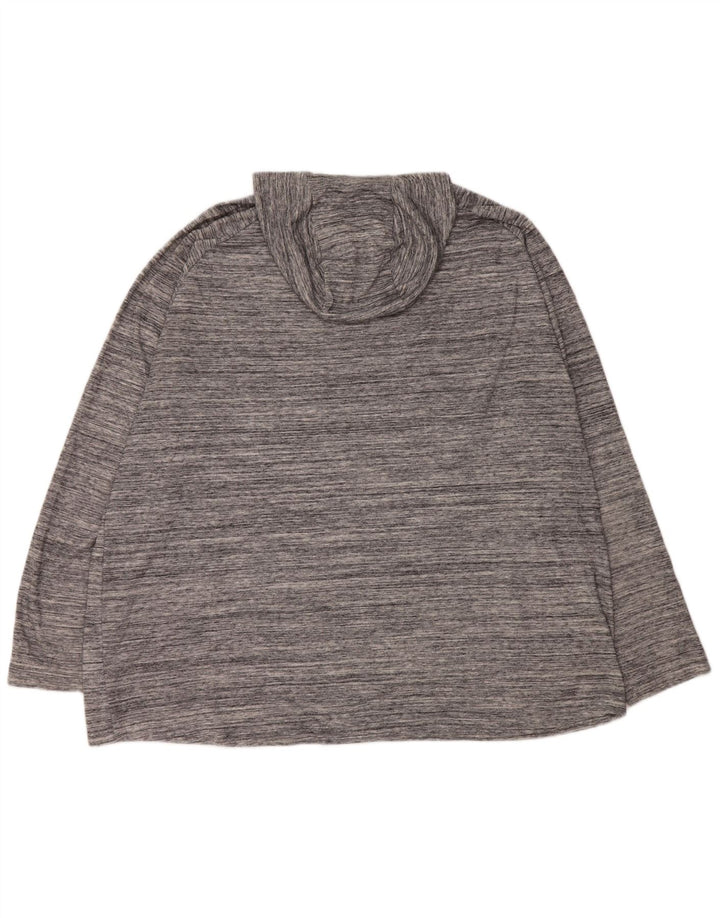 Russell Athletic Pull à capuche pour homme 3XL Gris chiné Polyester