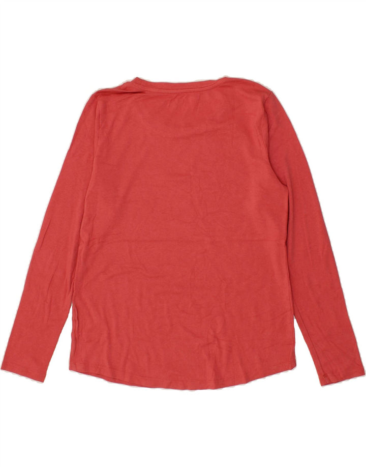 EDDIE BAUER Womens Top Long Sleeve UK 16 Large Red Vintage Eddie Bauer and Second-Hand Eddie Bauer from Messina Hembry 