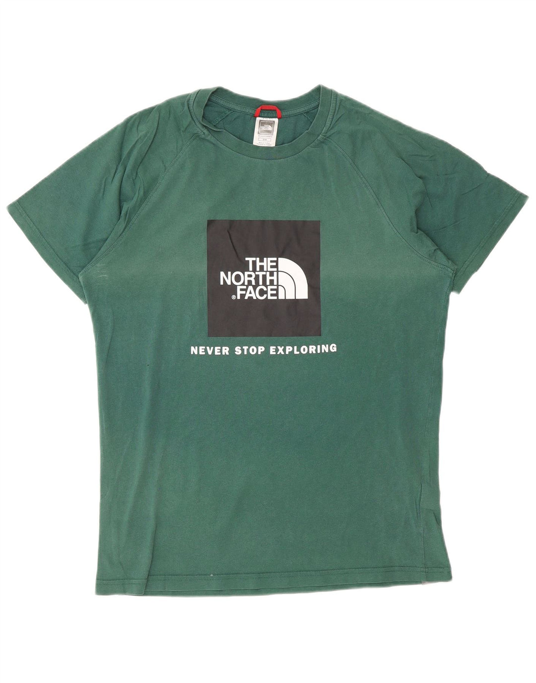 THE NORTH FACE T-Shirt Graphique Homme Vert Moyen Coton