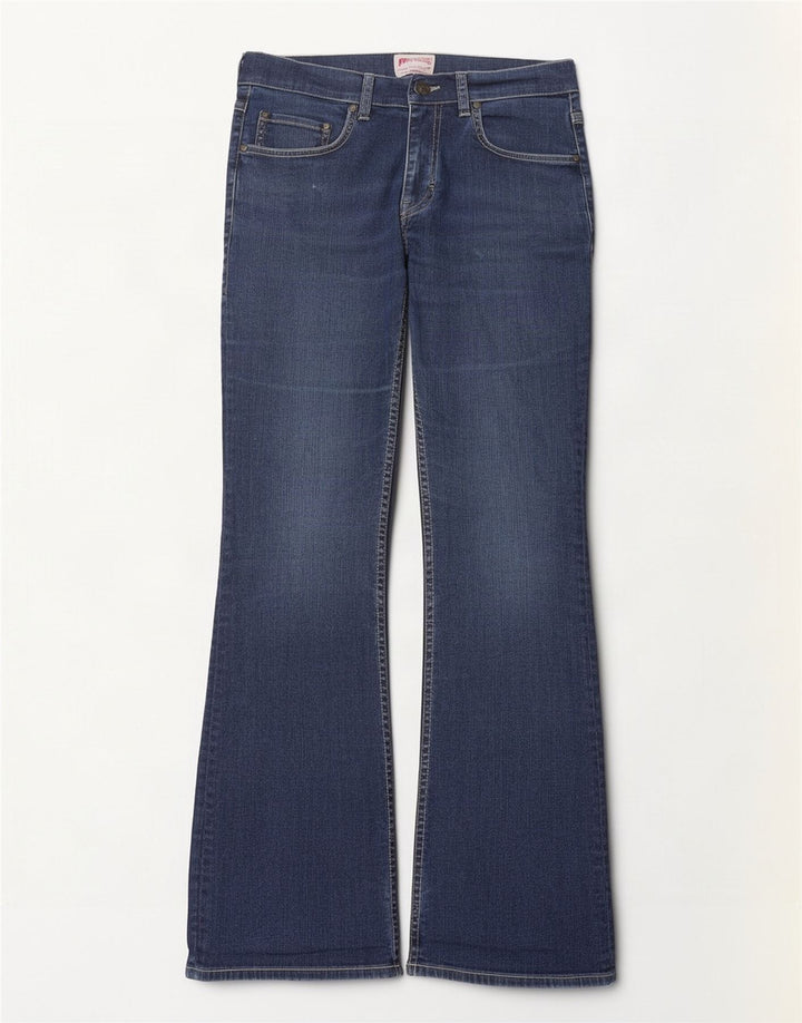 Jeans Bootcut Femme Mustang W32 L32 Bleu Marine Coton
