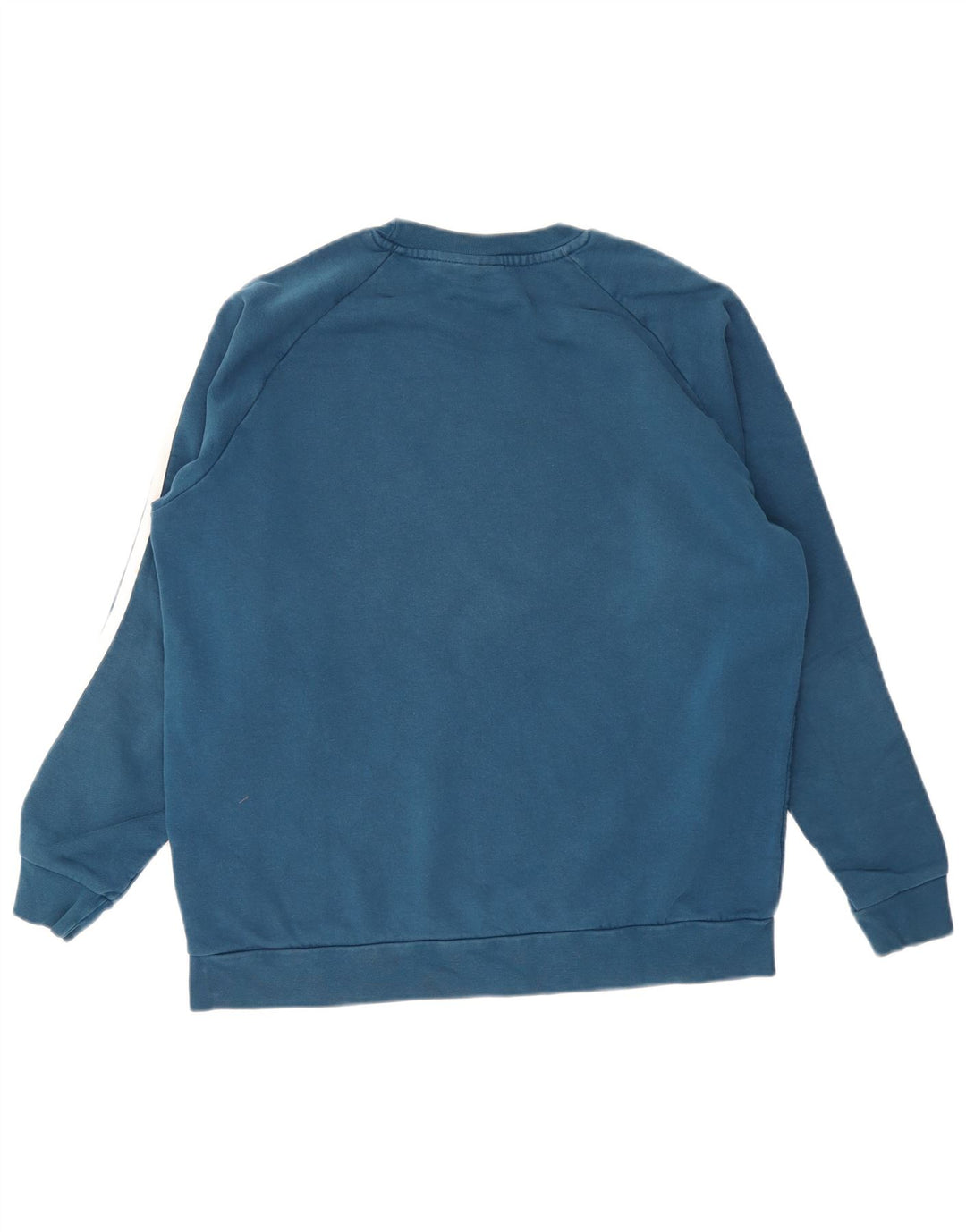 Adidas Sweat-shirt pour homme en coton bleu Taille L