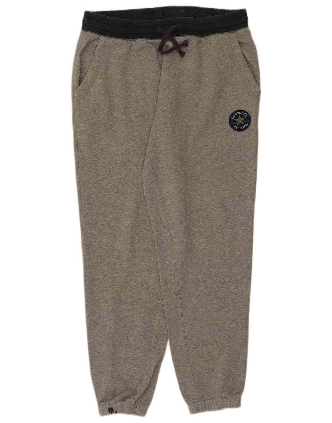 Converse Pantalon de survêtement pour homme en coton gris Taille L