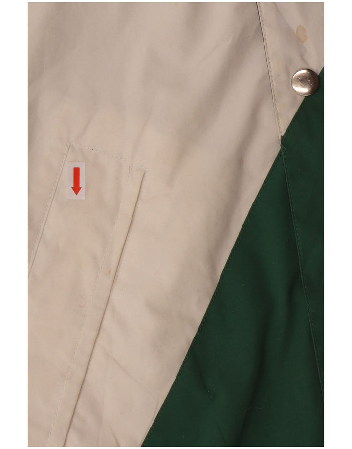 Patriot Veste Bomber à Capuche pour Homme UK 36 Petit Coton Colorblock Vert