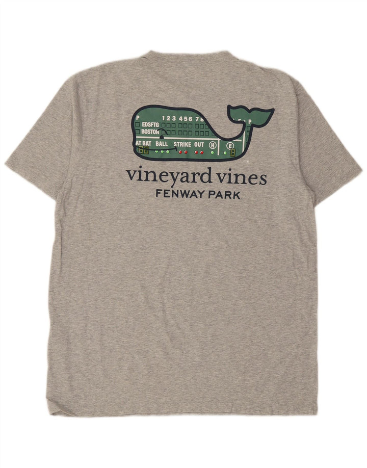 Vineyard Vines T-Shirt Graphique Homme Gris Moyen Coton
