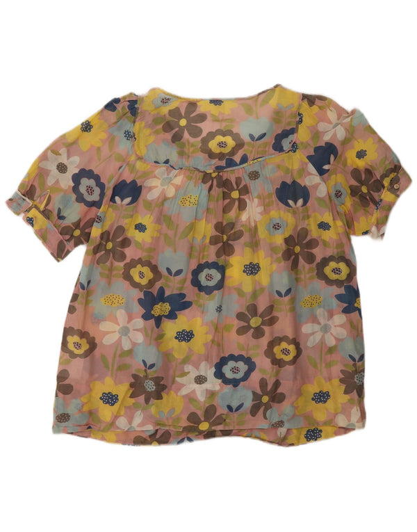 Whistle Chemisier transparent pour femme UK 12 Medium Multicolore Floral