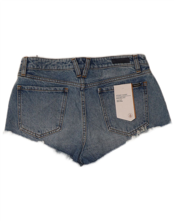 Volcom Hot Pants W27 Small Bleu Coton Femme