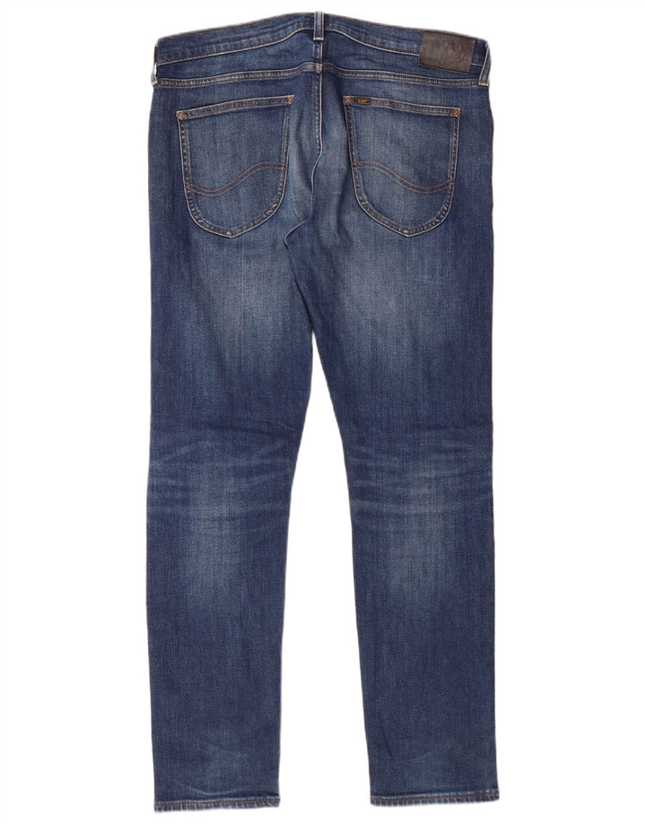 Lee Jean Slim Luke Tapered Homme W34 L32 Bleu Coton