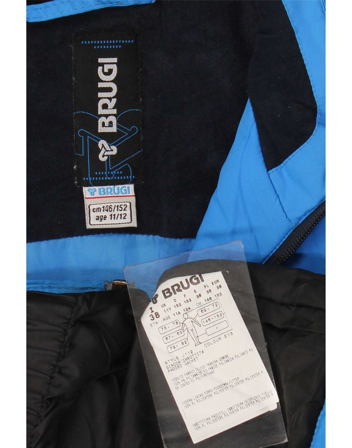 Brugi Veste de Ski Garçon 11-12 Ans Bleu Colorblock Polyamide