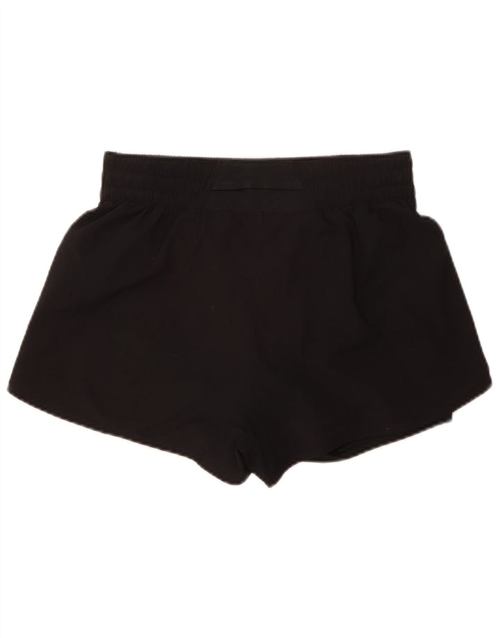 Nike Short de sport Dri Fit pour femme UK 12 Noir moyen Polyester