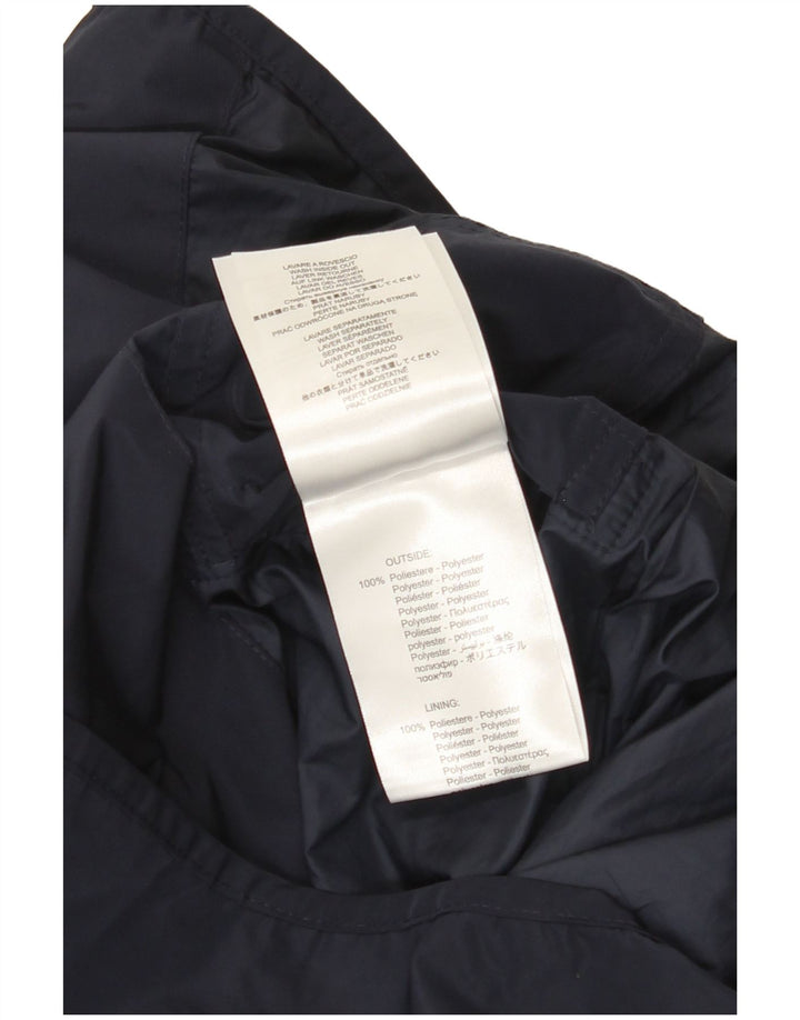 Replay Veste de pluie graphique pour homme UK 36 Small Bleu marine Polyester