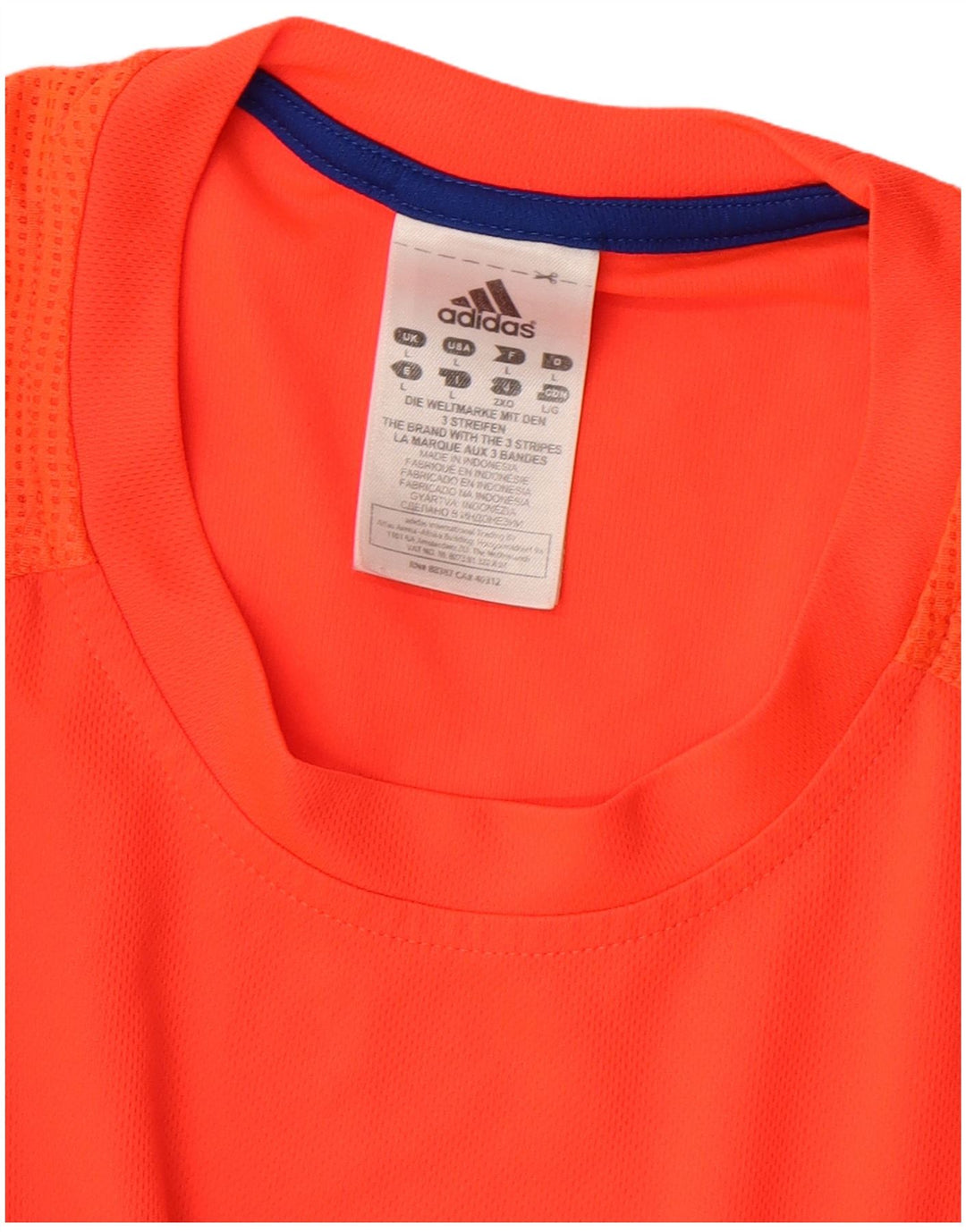 ADIDAS T-Shirt Homme Haut Large Rouge Polyester