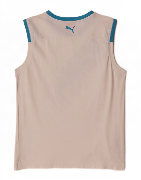 Puma Débardeur Graphic Homme Blanc Moyen Coton