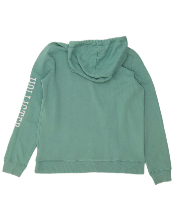 Hollister Pull à Capuche Graphique Homme Vert Moyen Coton