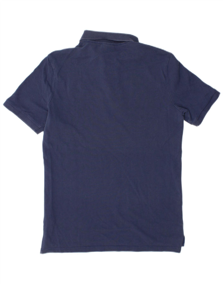 Nike Polo Homme Petit Bleu Marine Coton