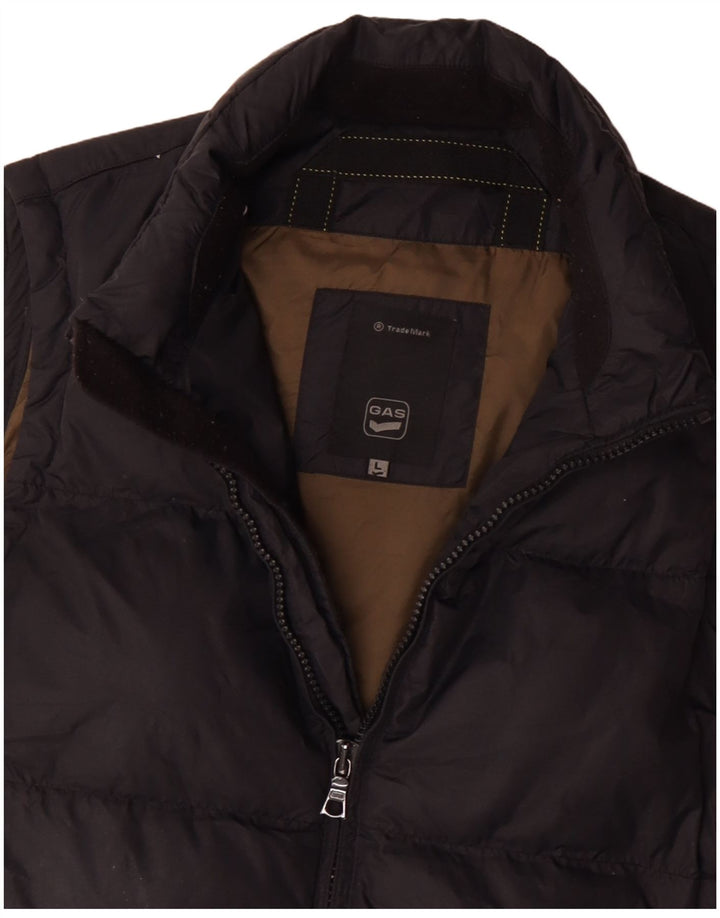 Gas Gilet rembourré pour homme UK 40 Large Noir Polyester