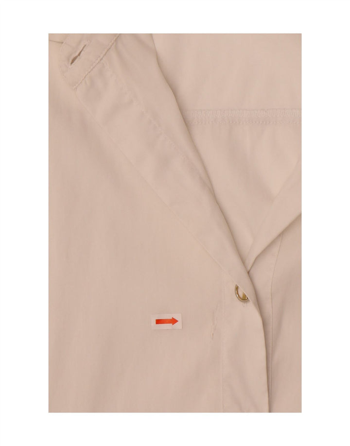 ZARA Womens Shirt Dress UK 14 Medium Off White Lyocell Vintage Zara and Second-Hand Zara from Messina Hembry 