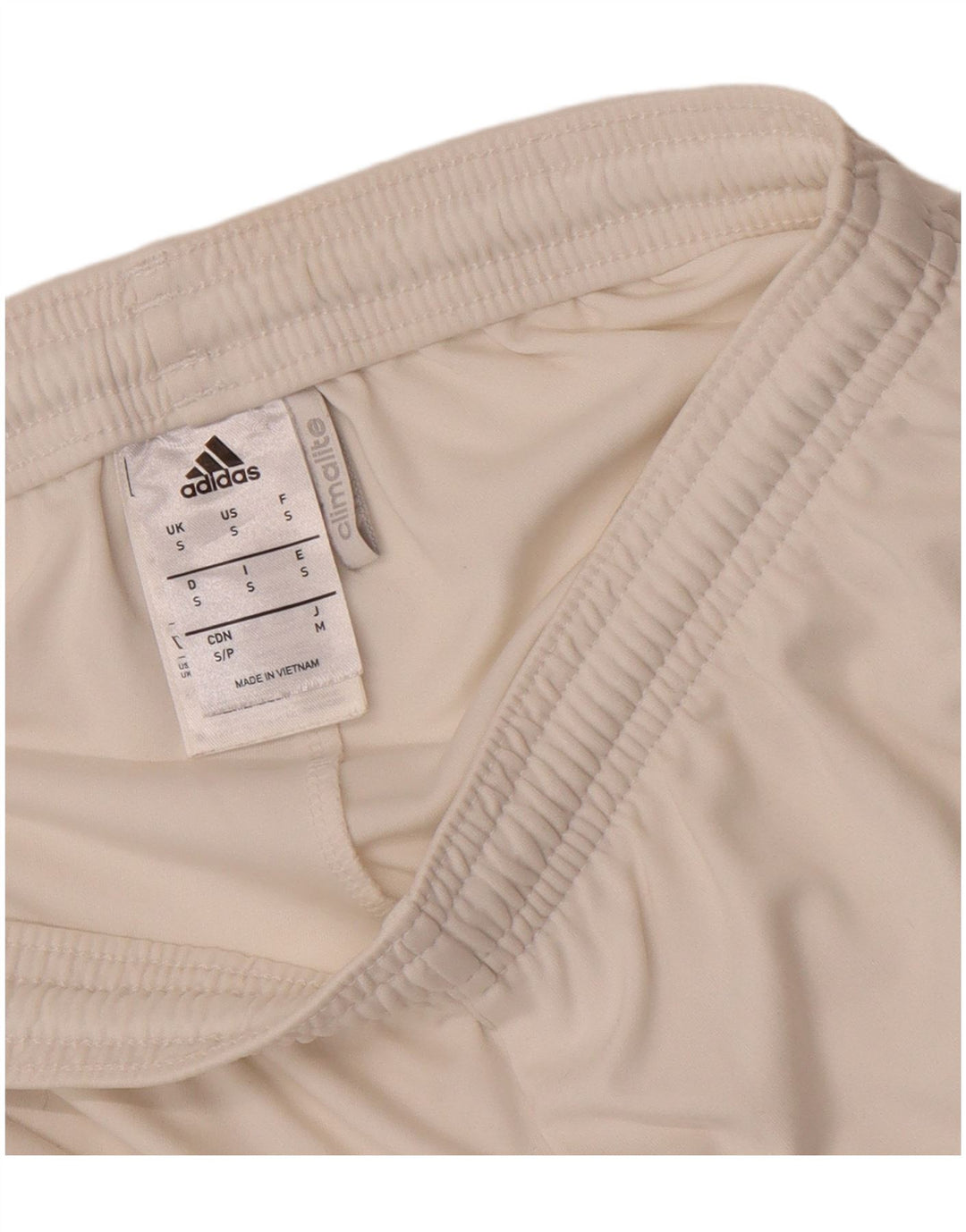 Adidas Short de sport Climalite pour homme Petit Blanc Polyester