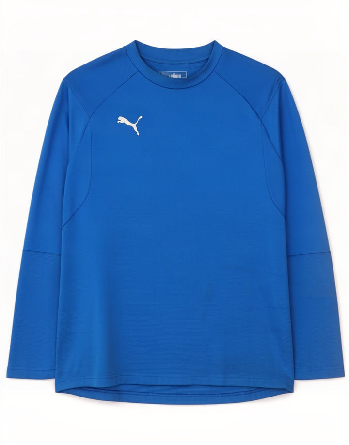 Puma Haut à manches longues pour homme 2XL Bleu Polyester