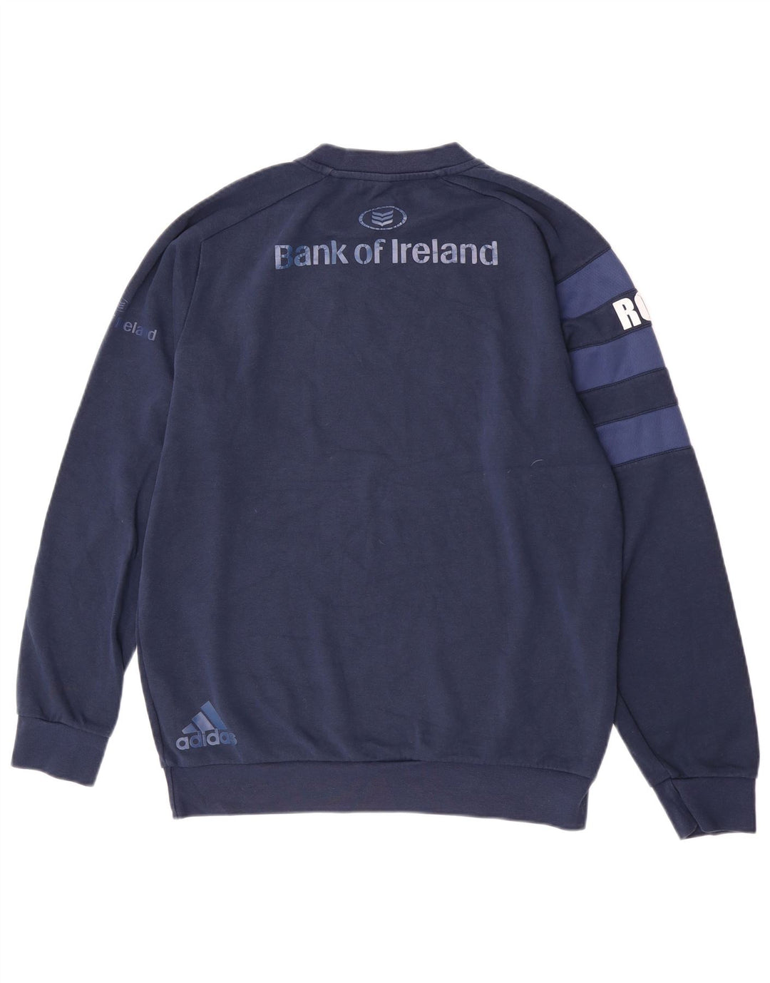 Adidas Sweat-shirt graphique pour homme en coton bleu marine Taille L