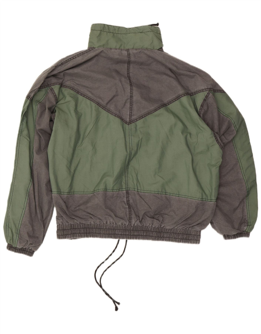 Veste Bomber Homme Vintage IT 52/54 XL Multicolore Colourblock Polyester