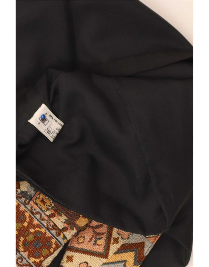 Gilet homme vintage Polyester géométrique marron moyen