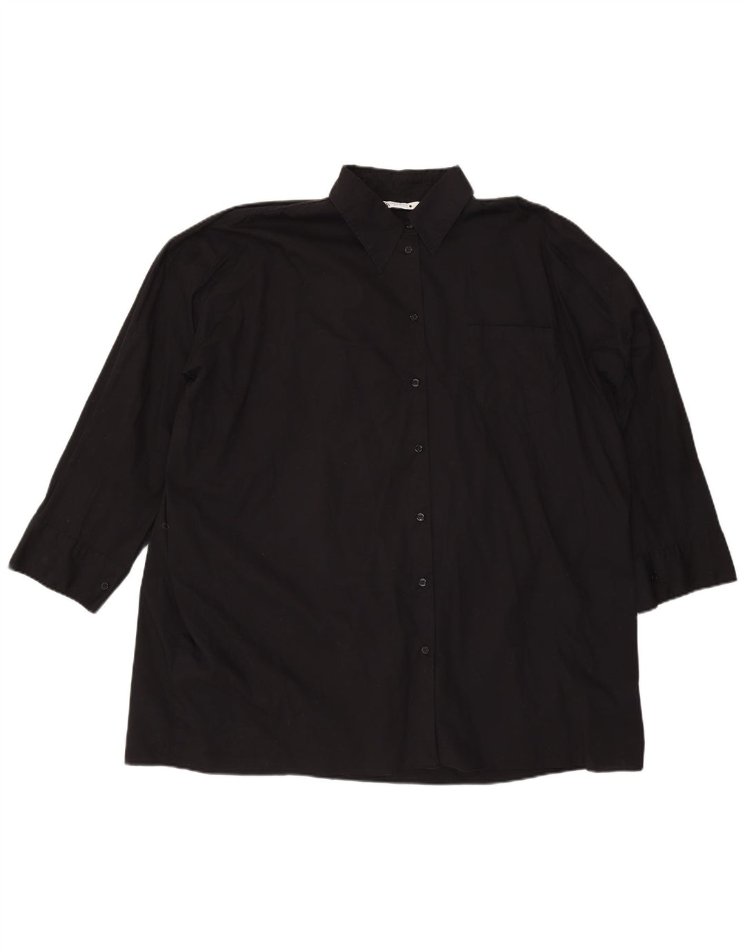 ZARA Femme Chemise Oversize UK 18 XL Noir